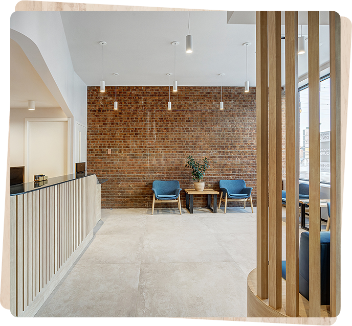 Une clinique accueillante et accessible