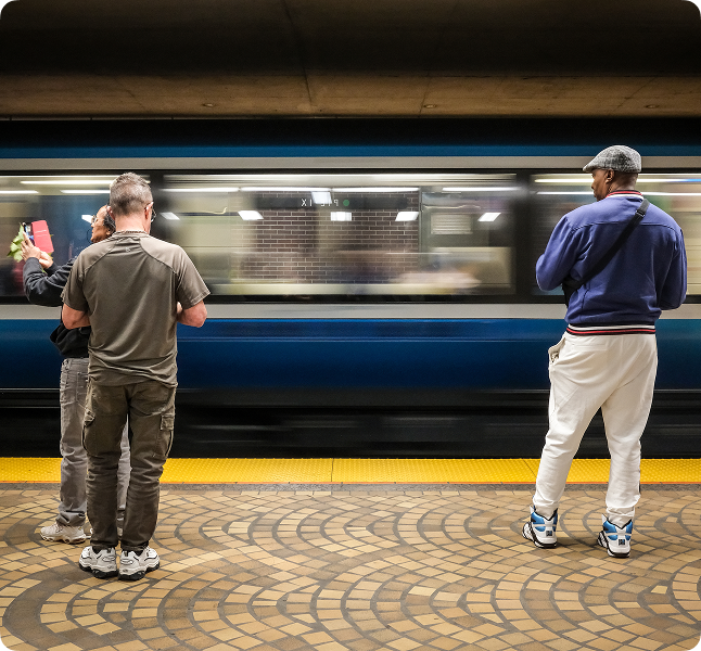 En transport en commun