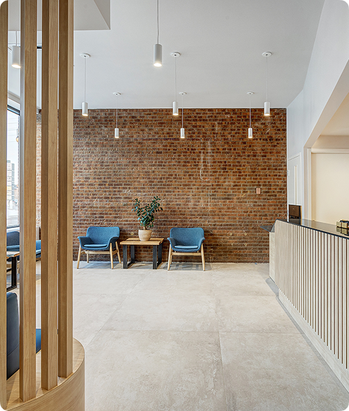 Une ambiance calme, sans pression